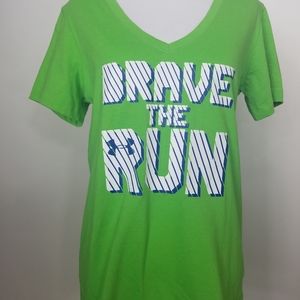 Under Armour Women's Green Shirt M